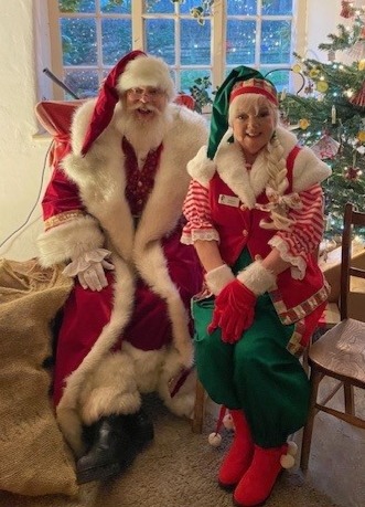 Santa and Sparkle cropped